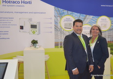 Leon Tacken (Hotraco Horti) and Berta Danielsdottir (Hotraco Agri)